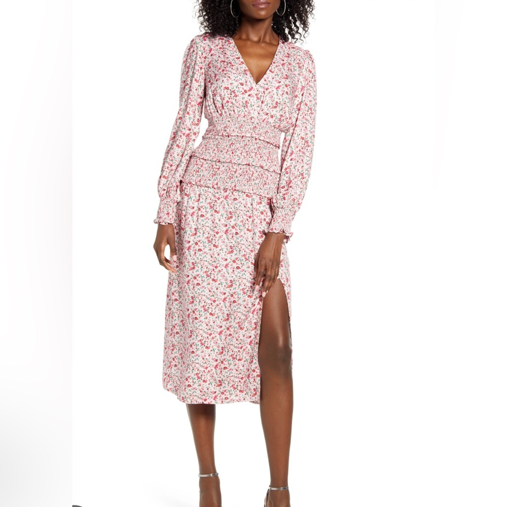 Afrm smocked dress